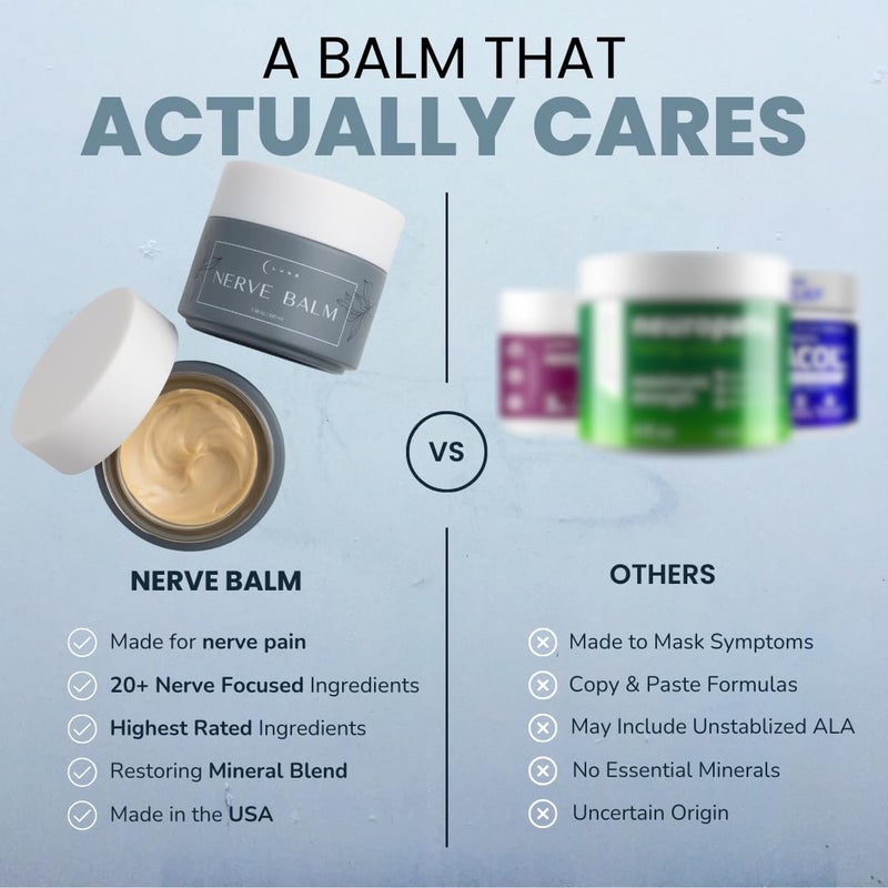 Lune. Nerve Balm – Neuropathy Cream for Burning, Tingling & Numbness in Feet & Hands | Natural Nerve Pain Relief Cream with Arnica, Vitamin B6 & Magnesium | 3.4 oz - Image 4